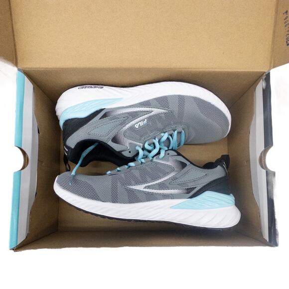 FILA Women's Windspeed Athletic Running Shoes, Gray Blue size 7.5 8 8.5 9 9.5 10 - Picture 2 of 6